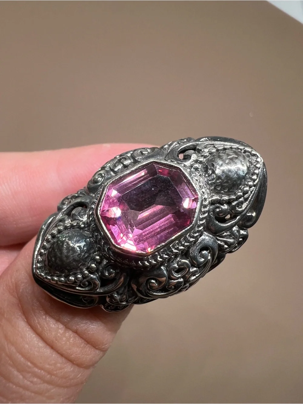 SARDA FAITH OVER FEAR RING III™ IN RIGHT WAVE™ MYSTIC QUARTZ